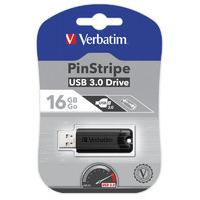 Verbatim 16GB Store\'n\'Go Pinstripe USB 3.0 Flash Drive