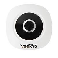 VESKYS 360 Degree HD VR Full View IP Network Security WiFi Camera