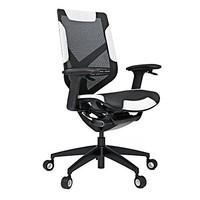 Vertagear Gaming Series Triigger Line 275 Black/White Gaming Chair & Operator Chair, DuPont TPEE Mesh, Ten Year Warranty, Holtron 65mm Casters, Height