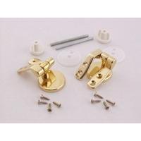 vemco 9unhbr wood toilet seat hinges brass