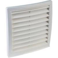 Vent grille PVC Suitable for pipe diameter: 100 mm Wallair Outer grid circular connector 100, m. window net, white