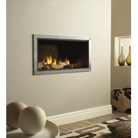 verine vertex slimline polished trim hole in the wall gas fire