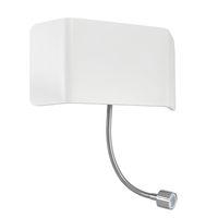 verona 75w led wall 1w flexi arm matt white 630lm 85645