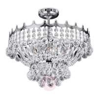 Versaillescrystal ceiling light in chrome