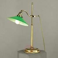 verdina table light in patina look green