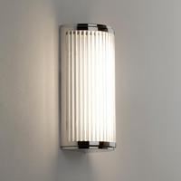 VERSAILLES 7837 Versailles Wall Light With Clear Glass Rod Shade In Polished Chrome - height 250mm