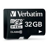 verbatim 44083 class 10 micro sdhc with adapter 32gb