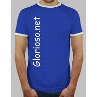 vertical gloriosonet retro style royal blue and white