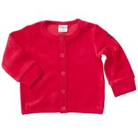 Velour Baby Cardigan - Red quality kids boys girls