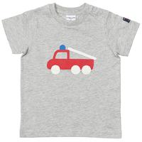 Vehicle Print Baby T-shirt - Grey quality kids boys girls