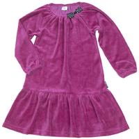 velour girls dress pink quality kids boys girls