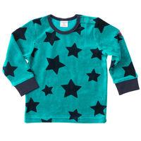 velour baby top turquoise quality kids boys girls