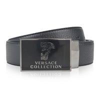 versace collection medusa plated belt