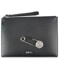 VERSUS VERSACE Safety Pin Clutch Bag