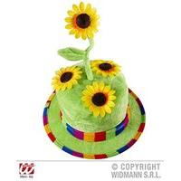 Velvet Sunflower Fancy Dress Hats Caps & Headwear For Fancy Dress Costumes