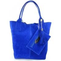 Vera Pelle Zamsz Naturalny XL A4 Shopper Bag Skórzana women\'s Handbags in multicolour
