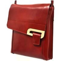 vera pelle 2183 womens shoulder bag in red