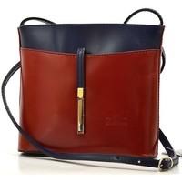 vera pelle 9407 womens shoulder bag in red