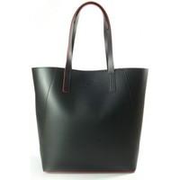 vera pelle czarna dua xxl shopper bag zarka womens handbags in multico ...