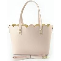 Vera Pelle Shopper Bag A4 Skórzana Pudrowy women\'s Handbags in multicolour