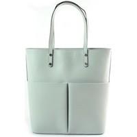 Vera Pelle Szara Jasna Shopper Bag Du?a Xxl Zarka women\'s Handbags in multicolour
