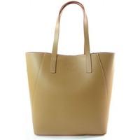 Vera Pelle Camel Du?a Xxl Shopper Bag Zarka Bielsko women\'s Handbags in multicolour