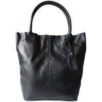 vera pelle skrzana shopper bag xxl real leather a4 czarna womens handb ...