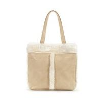 vero moda fur trim shopper