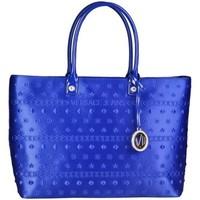 versace e1vpbbj1 75607 202 womens shopper bag in blue