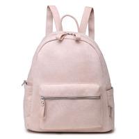 venus vs mars pink milkshake faux suede backpack