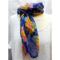 Very good condition floral patterned summer scarf Unbranded - Size: Not specified - Multi-coloured - Scarf