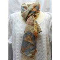 very good condition multi coloured summer scarf unbranded size not spe ...