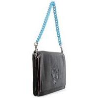 versue versace leather shoulder bag