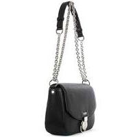 Versus Versace Black Leather Satchel Bag