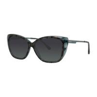 Vera Wang Sunglasses V442 TEAL TORTOISE