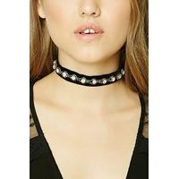 Velvet Rhinestone Choker