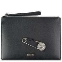 VERSUS VERSACE Safety Pin Clutch Bag