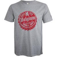 Velolove Belgium Beer Bottle Top Organic T-Shirt T-shirts
