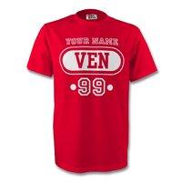 Venezuela Ven T-shirt (red) + Your Name