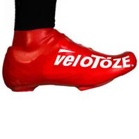 Velotoze Waterproof Aero Short Overshoes - 2017 - Red / Large / XLarge