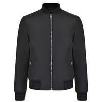 versace collection greca trim bomber jacket