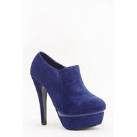 Velveteen Platform Heels