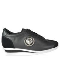 VERSUS VERSACE Lion Head Leather Trainers