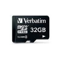 Verbatim 32gb Microsdhc Memory Card (class 4) With Adaptor