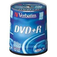 Verbatim 43551 Verbatim DVD R 100 Pack Spindle 4 7Gb