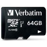 verbatim premium class 10 uhs i microsdxc card 64gb no adapter