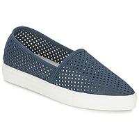 vero moda vmrie loafer womens slip ons shoes in blue