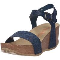 veganbio abete sandals womens sandals in blue