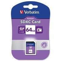 Verbatim Sd Sdxc (64gb) Memory Card Exfat File System Class 10 104mb/s