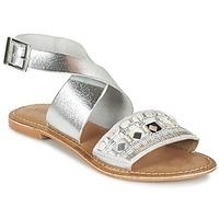 Vero Moda VMELISE LEATHER SANDAL women\'s Sandals in Silver